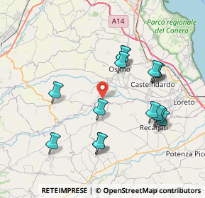 Mappa C.da Passatempo, 62010 Montefano MC, Italia (7.912)