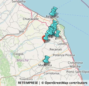 Mappa C.da Passatempo, 62010 Montefano MC, Italia (9.89538)