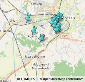 Mappa Località Bagnaia, 52100 Arezzo AR, Italia (1.67643)