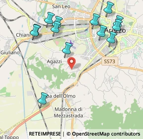 Mappa Località Bagnaia, 52100 Arezzo AR, Italia (2.54538)