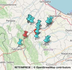 Mappa Via Marianna Ferranti, 60034 Cupramontana AN, Italia (10.28438)