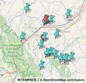 Mappa Via Marianna Ferranti, 60034 Cupramontana AN, Italia (7.746)