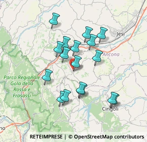 Mappa Via Marianna Ferranti, 60034 Cupramontana AN, Italia (6.49706)