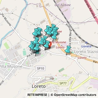 Mappa Via Alessandro Manzoni, 60025 Loreto AN, Italia (0.30357)