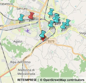 Mappa Via Padre Teodosio, 52100 Arezzo AR, Italia (1.7825)