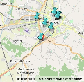 Mappa Via Padre Teodosio, 52100 Arezzo AR, Italia (1.95636)