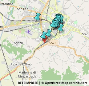 Mappa Via Padre Teodosio, 52100 Arezzo AR, Italia (1.687)