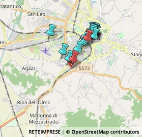 Mappa Via Padre Teodosio, 52100 Arezzo AR, Italia (1.5965)