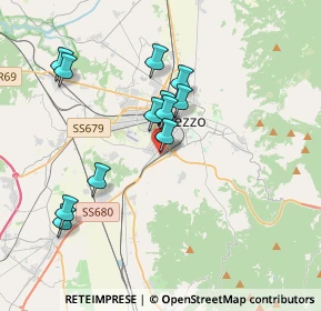 Mappa Via Padre Teodosio, 52100 Arezzo AR, Italia (3.48917)