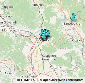 Mappa Via Padre Teodosio, 52100 Arezzo AR, Italia (28.783)
