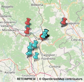 Mappa Via Padre Teodosio, 52100 Arezzo AR, Italia (9.846)