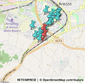 Mappa Via Padre Teodosio, 52100 Arezzo AR, Italia (0.752)