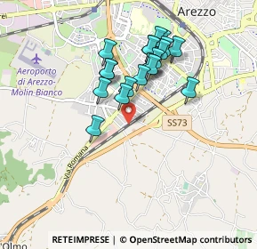 Mappa Via Padre Teodosio, 52100 Arezzo AR, Italia (0.8065)