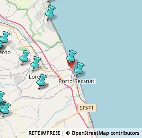 Mappa Via Marco Polo, 60025 Porto Recanati MC, Italia (7.196)