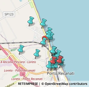 Mappa Via Marco Polo, 60025 Porto Recanati MC, Italia (0.8615)