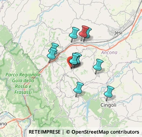 Mappa Via Cesare Battisti, 60034 Cupramontana AN, Italia (4.85545)