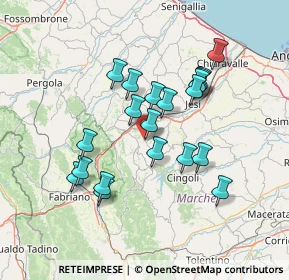Mappa Via Cesare Battisti, 60034 Cupramontana AN, Italia (12.9095)