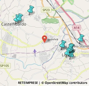 Mappa Via del Volontariato, 60022 Castelfidardo AN, Italia (2.50909)