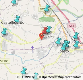 Mappa Via del Volontariato, 60022 Castelfidardo AN, Italia (2.83)