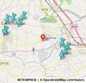 Mappa Via del Volontariato, 60022 Castelfidardo AN, Italia (3.01818)