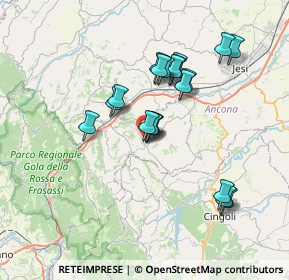 Mappa Via Ugo la Malfa, 60034 Cupramontana AN, Italia (6.3425)