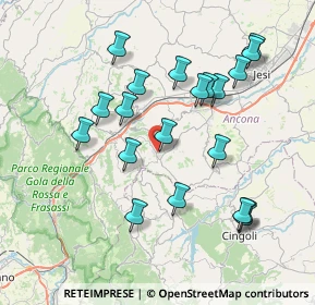 Mappa Via Ugo la Malfa, 60034 Cupramontana AN, Italia (7.826)