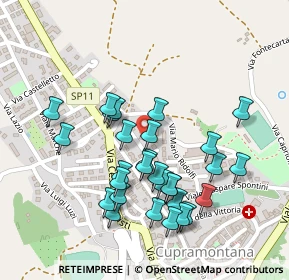 Mappa Via Ugo la Malfa, 60034 Cupramontana AN, Italia (0.21379)