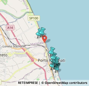 Mappa SP 100, 60025 Porto Recanati MC (1.96455)