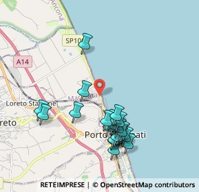 Mappa SP 100, 60025 Porto Recanati MC (1.954)