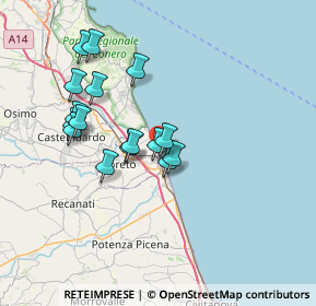 Mappa SP 100, 60025 Porto Recanati MC (6.59813)