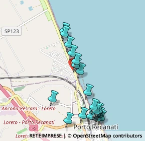 Mappa SP 100, 60025 Porto Recanati MC (1.088)