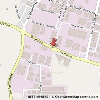 Mappa Via Jesina, 27H, 60022 Castelfidardo, Ancona (Marche)