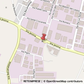 Mappa Via Jesina, 27, 60022 Castelfidardo, Ancona (Marche)