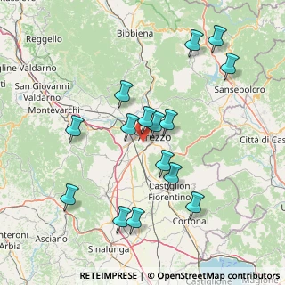 Mappa Localita Molin Bianco, 52100 Arezzo AR, Italia (15.96133)