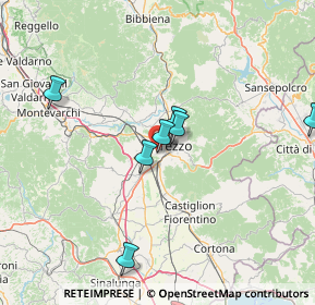 Mappa Via del Molin Bianco, 52100 Arezzo AR, Italia (25.43273)