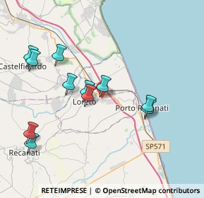 Mappa STRADA STATALE, 60025 Loreto AN, Italia (4.04273)