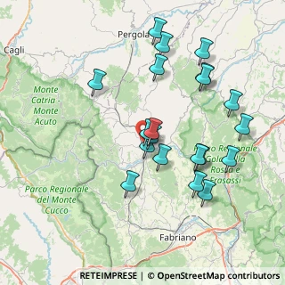 Mappa Via Crocifisso, 60041 Sassoferrato AN, Italia (7.785)