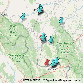 Mappa Via Crocifisso, 60041 Sassoferrato AN, Italia (9.7625)