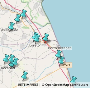 Mappa Via Altötting, 60025 Loreto AN, Italia (5.83063)