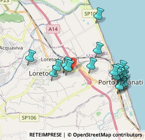 Mappa Via Altötting, 60025 Loreto AN, Italia (2.0435)