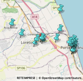 Mappa SS 77, 60025 Loreto AN, Italia (2.201)