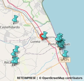 Mappa SS 77 KM 122, 60025 Loreto AN, Italia (4.49143)