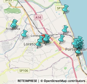 Mappa SS 77 KM 122, 60025 Loreto AN, Italia (2.2595)