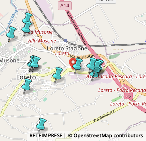 Mappa SS 77 KM 122, 60025 Loreto AN, Italia (1.05667)