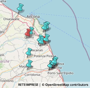 Mappa SS 77 KM 122, 60025 Loreto AN, Italia (13.954)