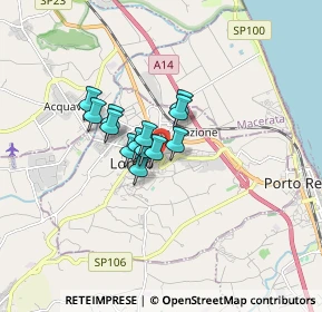 Mappa Via Maccari, 60025 Loreto AN, Italia (0.99231)