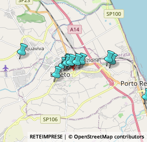 Mappa Via Maccari, 60025 Loreto AN, Italia (1.26083)