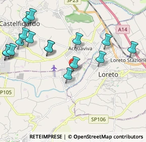 Mappa Zona Industriale, 62019 Recanati MC, Italia (2.57471)