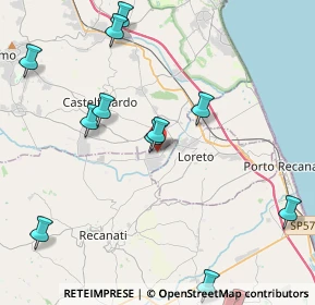 Mappa Zona Industriale, 62019 Recanati MC, Italia (6.53722)