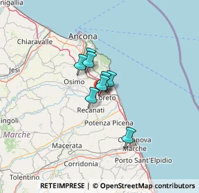 Mappa Zona Industriale, 62019 Recanati MC, Italia (27.05182)